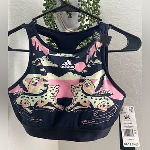 Adidas Farm Totally New Rio Sports Bra Pink SIZE S